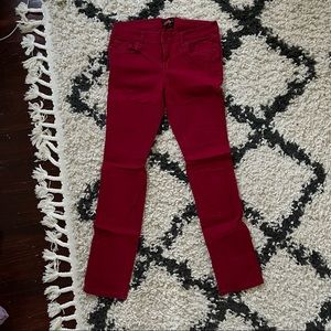 Red jeans